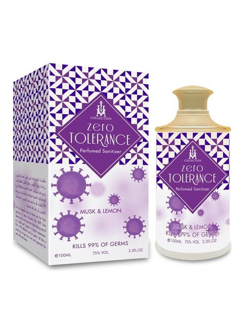 Zero Tolerance Musk and Lemon Perfumed Sanitizer Multicolour 100ml