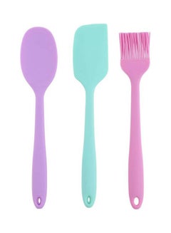 3 in 1 Silicone Utensils Set 3 Pieces Multicolour