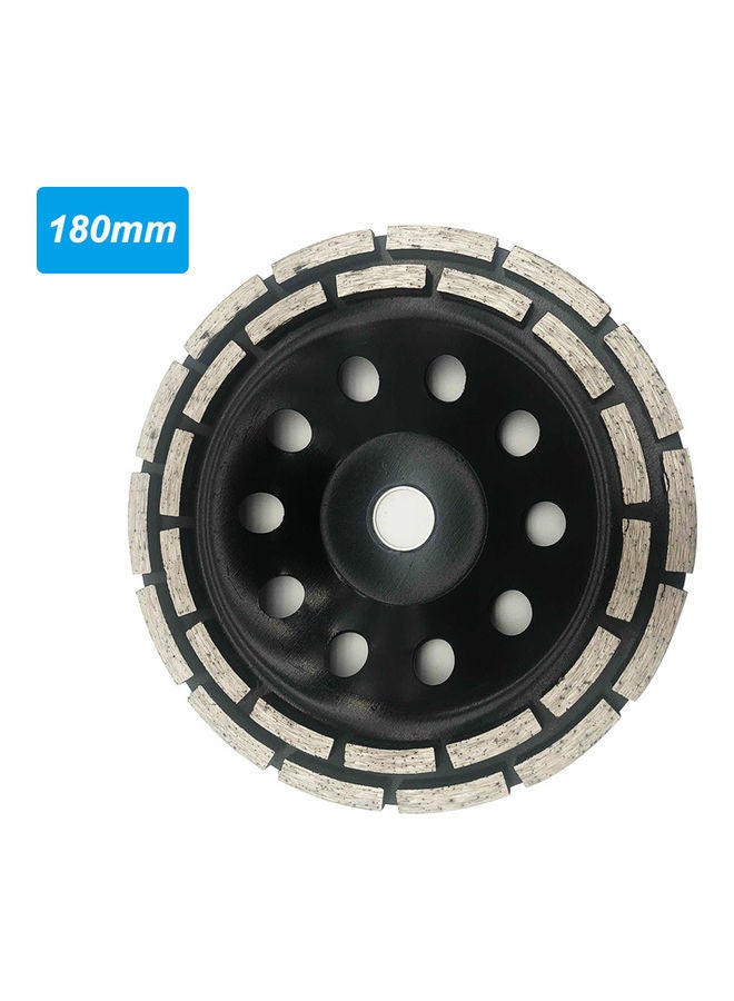 Diamond Double Row Abrasive Wheel Black - Image 1