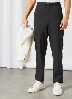SELECTED Drawstring Trousers Black  - Image 1