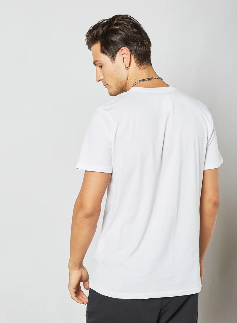 DEDICATED Stockholm Woodstock T-Shirt White