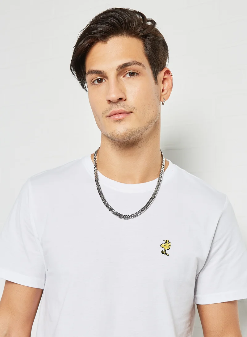 DEDICATED Stockholm Woodstock T-Shirt White