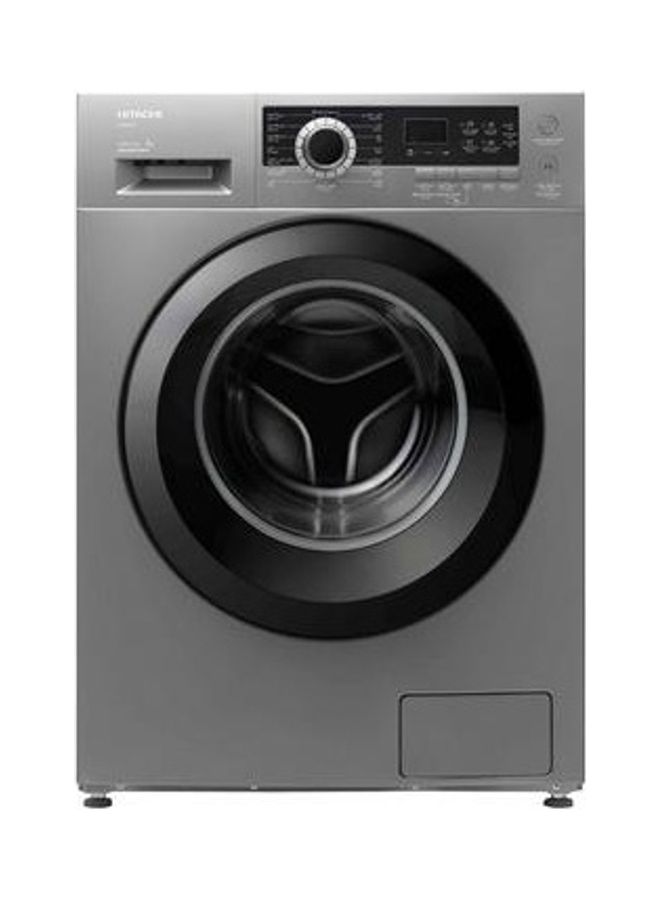 HITACHI - 16-Programs Inverter-Technology Front Load Washer BD-80CVE 2206A SL Silver - Image 1