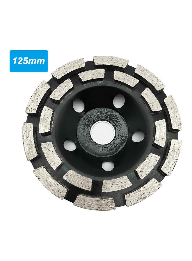 Diamond Double Row Abrasive Wheel Black - Image 1