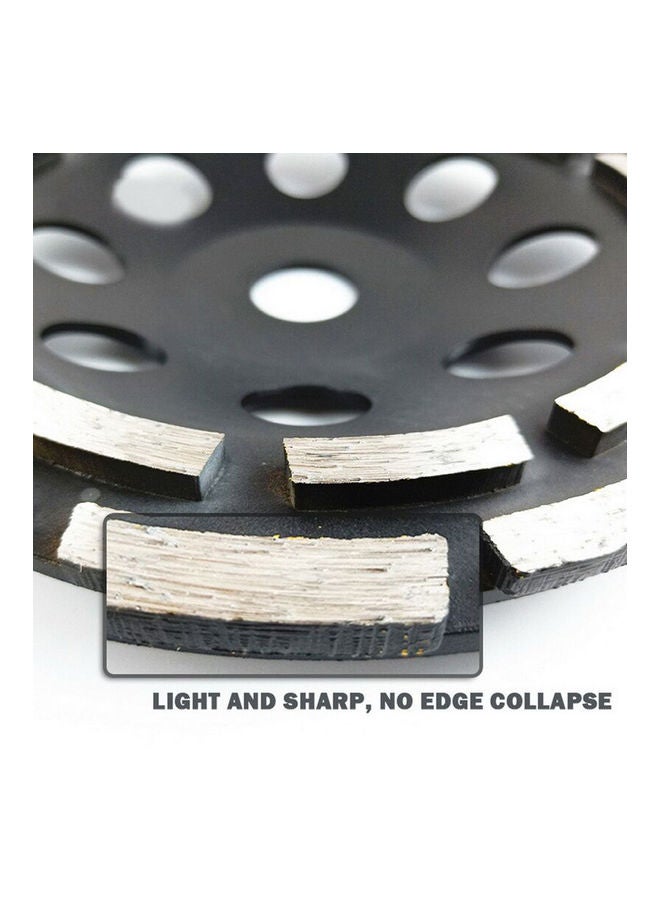 Diamond Double Row Abrasive Wheel Black - Image 2