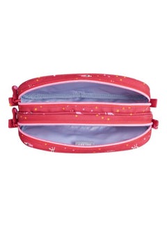 DELSEY Ballerina School Pencil Case RED/ROSE PINK  - Image 3
