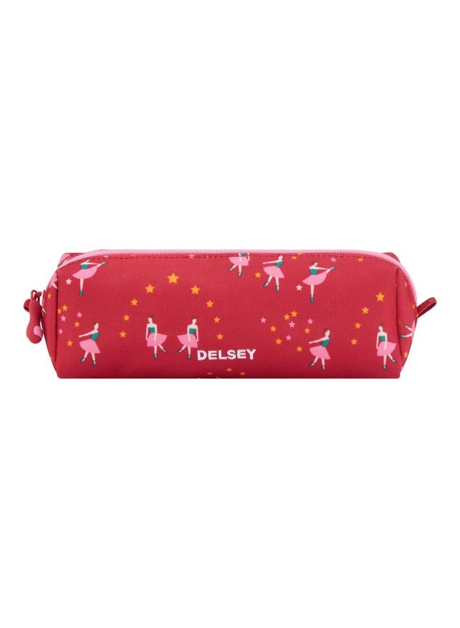 DELSEY Essential Pencil Case RED/ROSE PINK  - Image 1