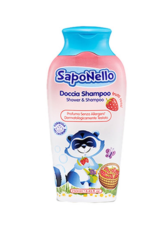 SapoNello Moisturizing Shower-Shampoo Clear 250ml 