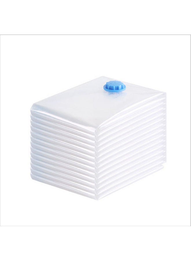 VILILY 6-Piece Vacuum Reusable Sealer Storage Bag With Suction Pump Clear 100x70cm  - Image 3