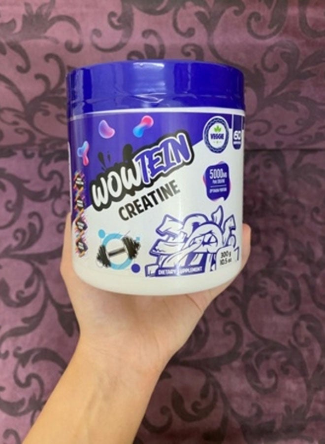 WOWTEIN Creatine Powder Unflavored 5000 mg 60 Servings 300 g  - Image 2