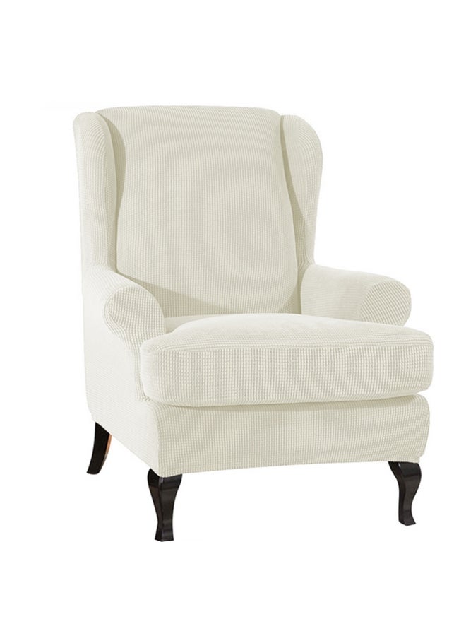 Recliner And Wing Chair Cover White  - Image 1