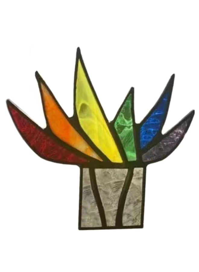 Mini Acrylic Aloe Plant Decor Multicolour - Image 1