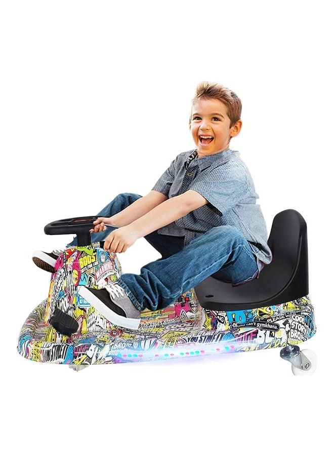 كول بيبي سكوتر الانجراف الكهربائي المجنون مع ضوء LED 79x51x27 سم 79x51x27سم - Image 1