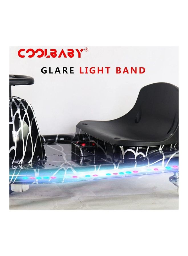 Cool Baby Electric Drift Crazy Cart Scooter With LED Light 79x51x27cm - Image 2