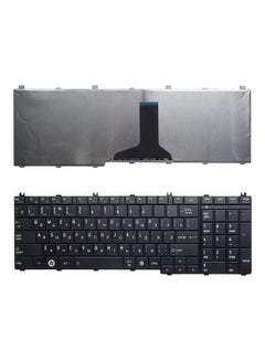Russian Laptop Keyboard for Toshiba Satellite L775D, L750, L650, C660 Laptops Black