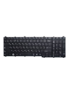 Generic Russian Laptop Keyboard for Toshiba Satellite L775D, L750, L650, C660 Laptops Black  - Image 2