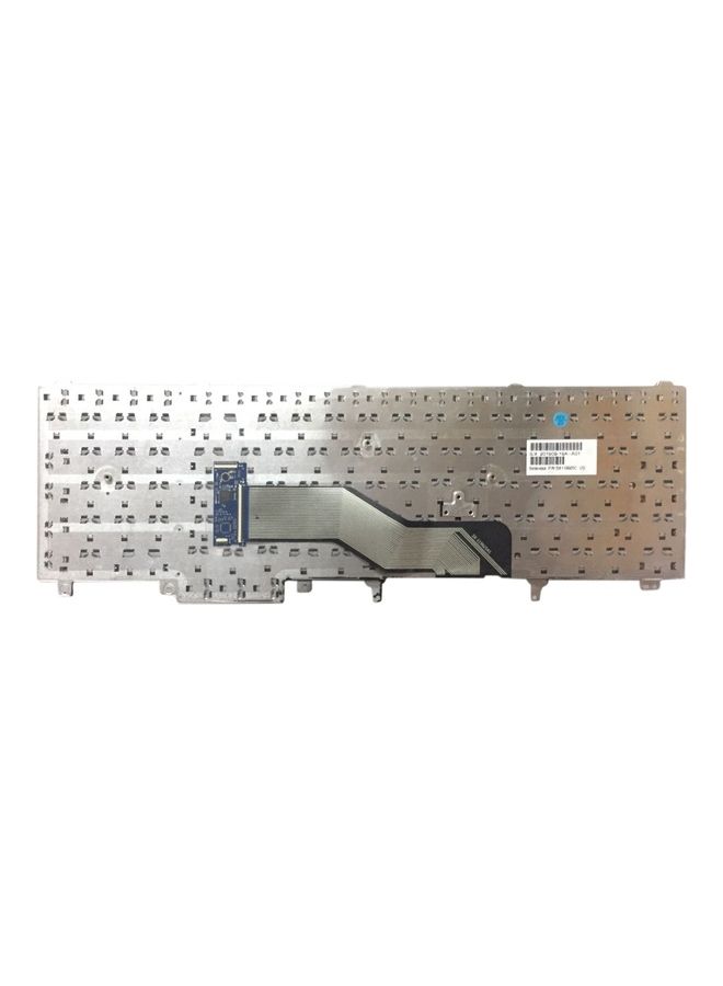 Generic - Keyboard for Dell Latitude E6520 E6530 E6540 E5520 E5520M E5530 Laptops Black - Image 1