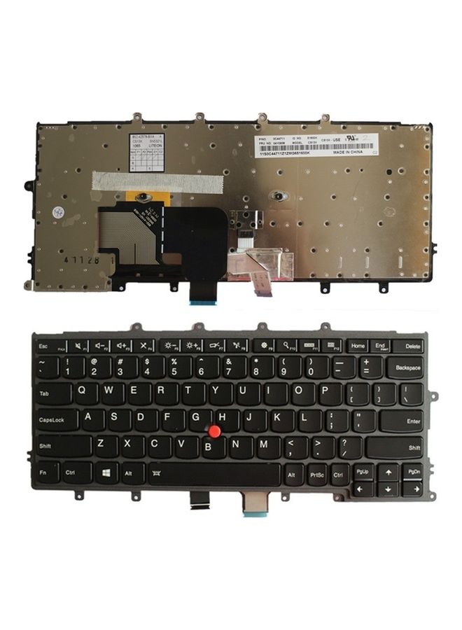 Laptop Keyboard with Pointing Sticks for Lenovo IBM Thinkpad X240, X240S, X270 Laptops Black