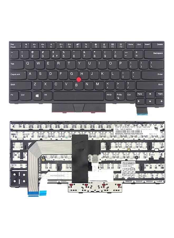 Keyboard for Lenovo Thinkpad T470, T480, A475, A485, 01HX459 Laptop Black - Image 1