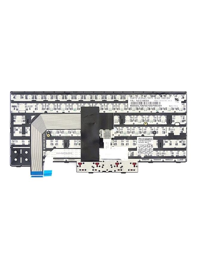 Keyboard for Lenovo Thinkpad T470, T480, A475, A485, 01HX459 Laptop Black - Image 3