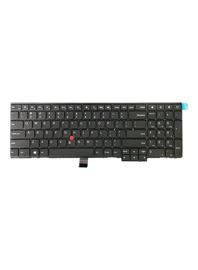 Keyboard for Lenovo Thinkpad W540, T540P, W541, T550, W550S Laptop Black - Image 2