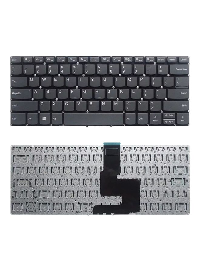Keyboard for Lenovo IdeaPad 320-14ISK, 120S-14IAP, 520-14IKB Laptops Black - Image 1