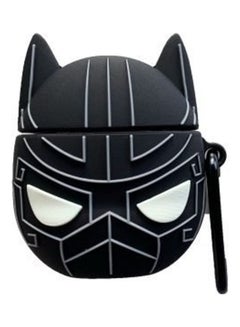 Protective Black Panther Case Cover For Apple AirPods Black/Silver