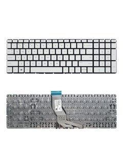 Keyboard for HP 15-BS000 15-BS100 15-BS500 15-BS600 Laptops Silver