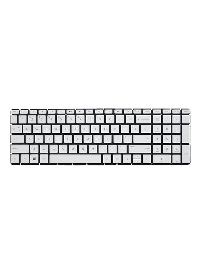 Generic - Keyboard for HP 15-BS000 15-BS100 15-BS500 15-BS600 Laptops Silver - Image 1