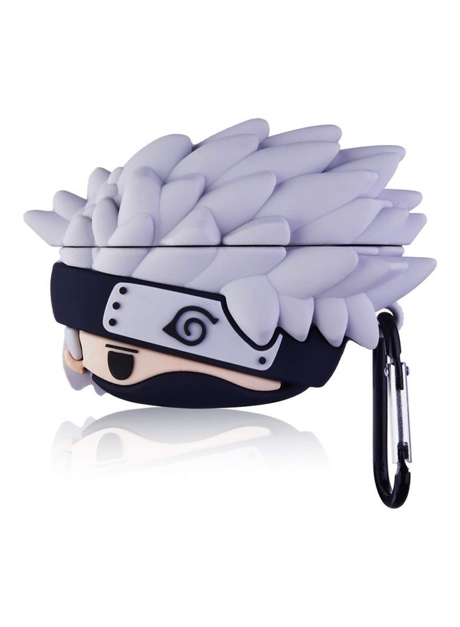 Aimax - Protective Kakashi Hatake Eye Covered Case For Apple AirPods Pro Purple/Black/Beige - Image 1
