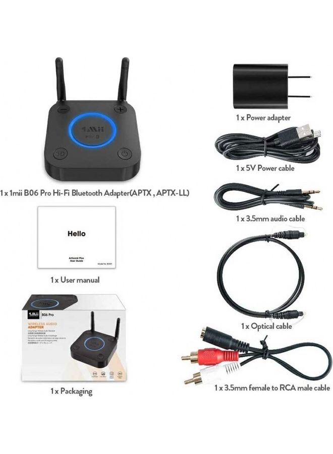 1mii - Bluetooth HiFi Receiver B06 Pro Black/Blue - Image 1