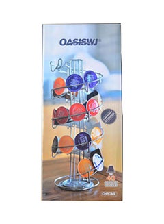 OASISWJ 40-Piece Rotatable  Coffee Capsule Holder Silver  - Image 2