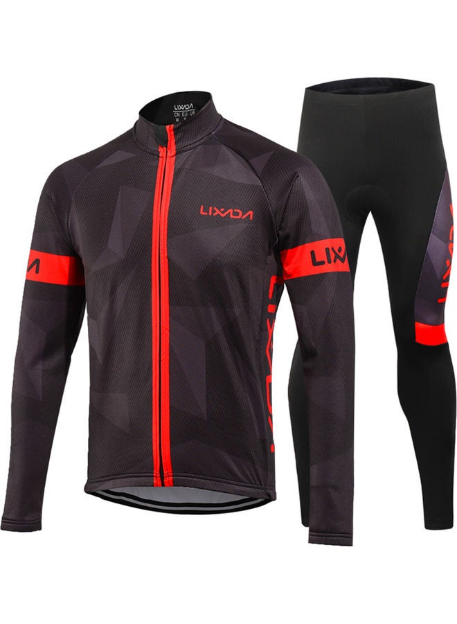 LIXADA Winter Long Fleece Cycling Suit  - Image 1