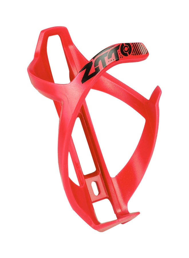 زد تي تي أو حامل زجاجة مياه مصنوع من البلاستيك أحمر - Image 1