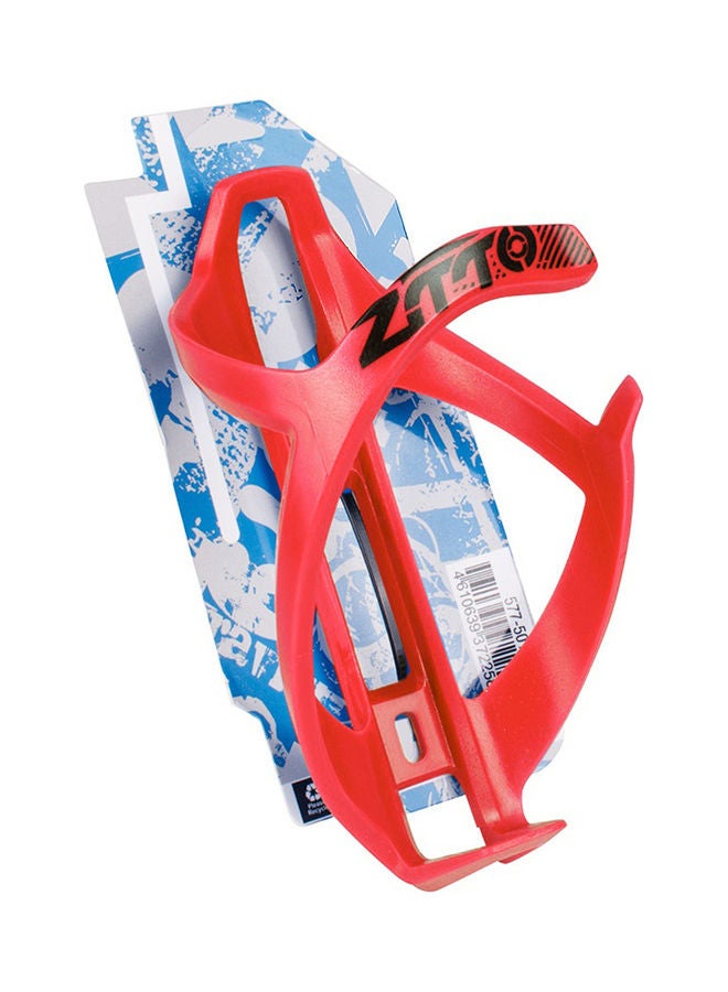 زد تي تي أو حامل زجاجة مياه مصنوع من البلاستيك أحمر - Image 4