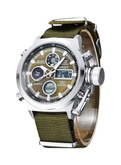 OHSEN Men's Stylish Analog And Digital Wrist Watch 
