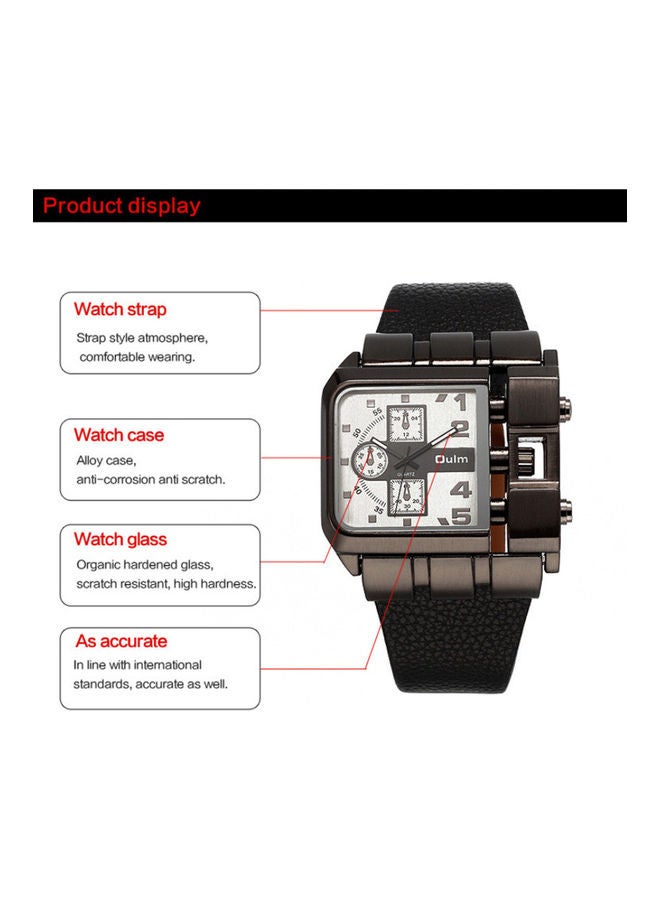 Oulm Men's Water Resistant Analog Watch  - Image 2