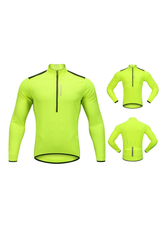 WOSAWE - Half Open Zipper Casual Long Sleeve Top - Image 1