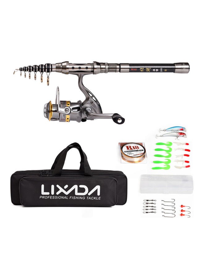 ليكسادا عجلة وقصبة لصيد الأسماك مع إكسسوارات - Image 1