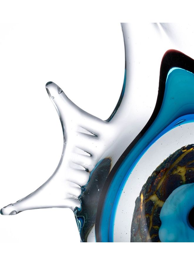 توراتس ديكور منزلي على شكل سمكة زجاجية استوائية متعدد الألوان - Image 4