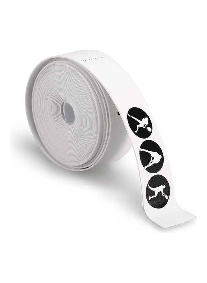 POWERTI - Tennis Racket Head Sticker White - Image 1