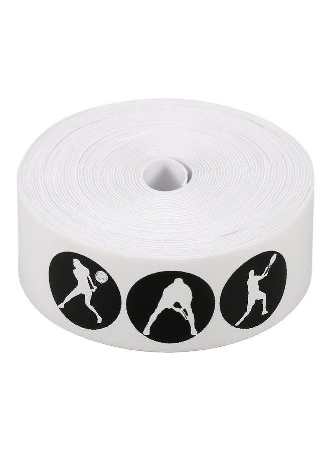 POWERTI - Tennis Racket Head Sticker White - Image 1