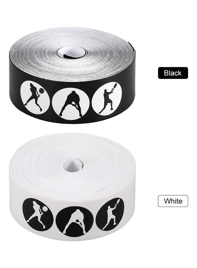 POWERTI - Tennis Racket Head Sticker White - Image 1