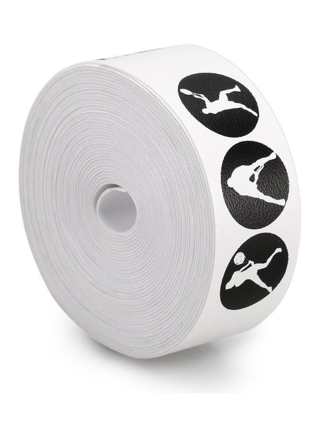 POWERTI - Tennis Racket Head Sticker White - Image 1