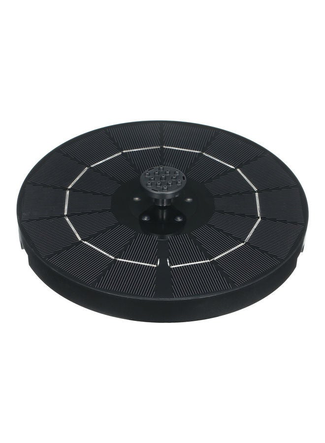 Generic Solar Powered Fountain With 7 Nozzles Black  - Image 1
