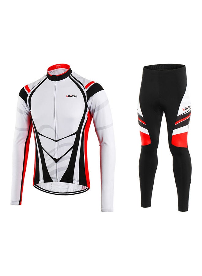 LIXADA Winter Long Fleece Cycling Suit  - Image 1