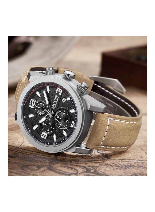 ميجر ساعة يد كرونوغراف مقاومة للماء للرجال - Image 3
