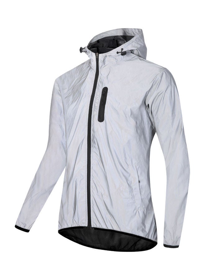 WOSAWE Waterproof Reflective Hooded Jacket 3XL  - Image 1