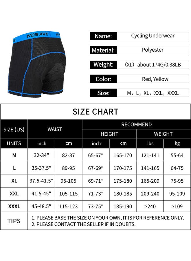WOSAWE - Lightweight Breathable Underwear Shorts XXL - Image 1