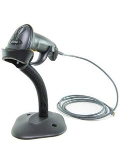 ZEBRA Laser Barcode Scanner With USB Connectivity And Stand Grey  - Image 1